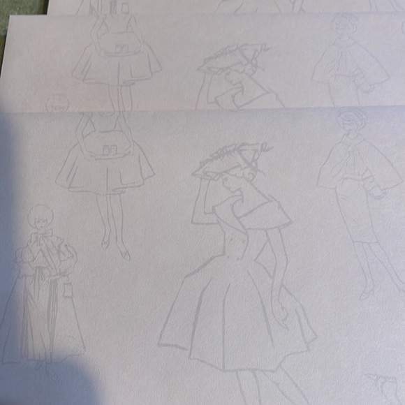 Vintage Barbie Greeting Cards& Envelopes 1995 - Picture 11 of 14